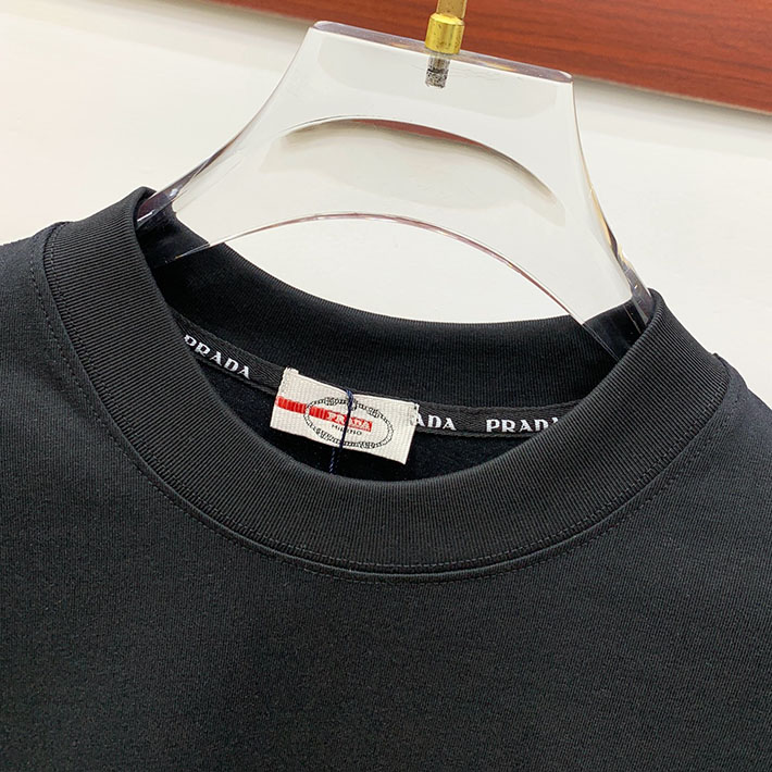 最高級プラダスーパーコピー PRADA トライアングルロゴ 長袖シャツ トップス ロンシャン ブラック 2524745 プラダ Tシャツ アウトレット - 画像 (7)