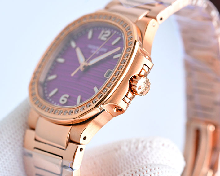 最高級パテックフィリップスーパーコピー PATEK PHILIPPE ノーチラス 7010/1R-011 ゴールデン・ブラウン レディース 腕時計 - 画像 (4)
