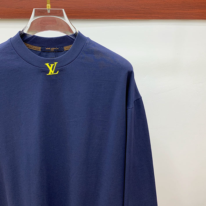 最高級ルイヴィトンスーパーコピー服 Louis Vuitton LVロングスリーブTシャツ ネイビー 2524767 ルイヴィトン Tシャツ 新作 - 画像 (8)
