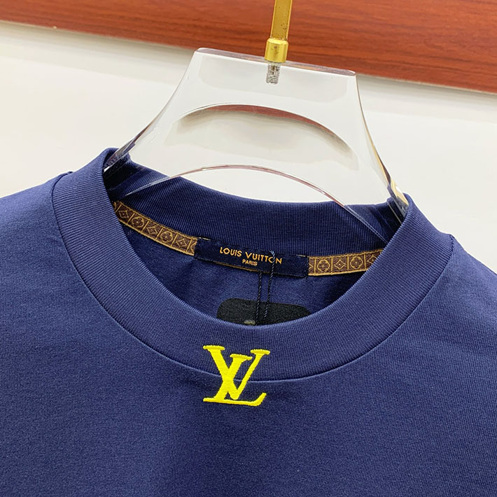 最高級ルイヴィトンスーパーコピー服 Louis Vuitton LVロングスリーブTシャツ ネイビー 2524767 ルイヴィトン Tシャツ 新作 - 画像 (7)