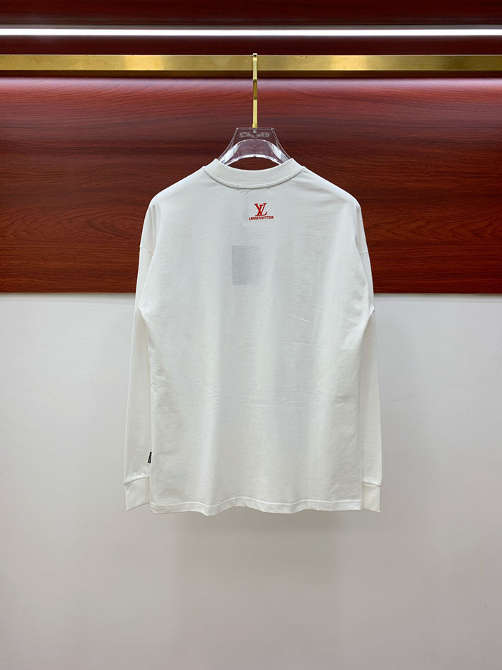 最高級ルイヴィトンスーパーコピー服 Louis Vuitton LVロングスリーブTシャツ ホワイト 2524768 ルイヴィトン Tシャツ 新作 - 画像 (3)