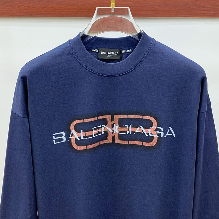 最高級バーバリースーパーコピー BURBERRY コットン Tシャツ ロゴ 長袖 クロップド ブルー 2524770 バーバリー Tシャツ アウトレット - 画像 (9)