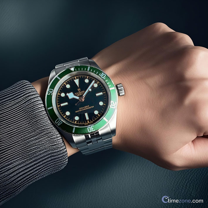最高級チューダースーパーコピー TUDOR ブラックベイ ハロッズエディション Ref.79230G ブラック メンズ ブランド 時計 - 画像 (2)