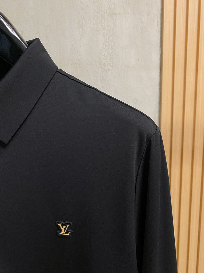 最高級ルイヴィトンスーパーコピー服 Vuitton ミニ モノグラム シルクイブニングシャツ ブラック 2524807 ルイヴィトン ワイシャツ メンズ - 画像 (8)