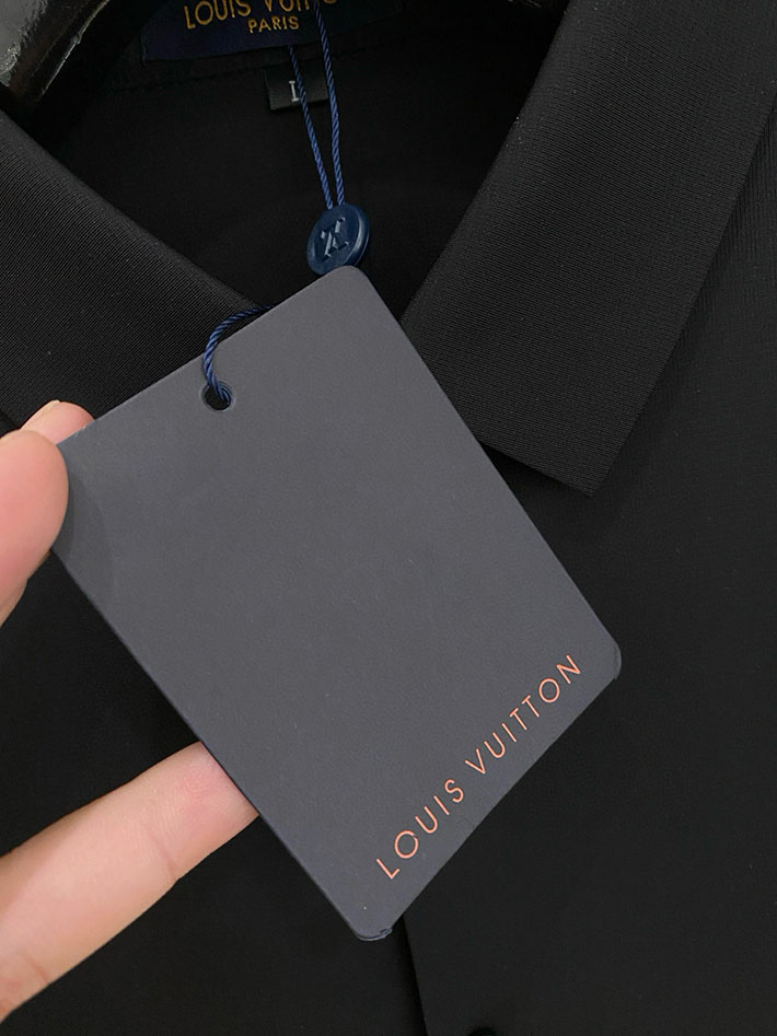 最高級ルイヴィトンスーパーコピー服 Vuitton ミニ モノグラム シルクイブニングシャツ ブラック 2524807 ルイヴィトン ワイシャツ メンズ - 画像 (6)