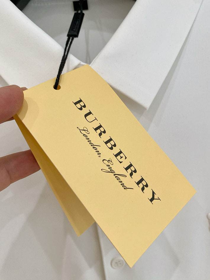 最高級バーバリースーパーコピー BURBERRY コットン フォーマルシャツ 長袖 ホワイト 2524808 バーバリー ワイシャツ ビジネス - 画像 (6)