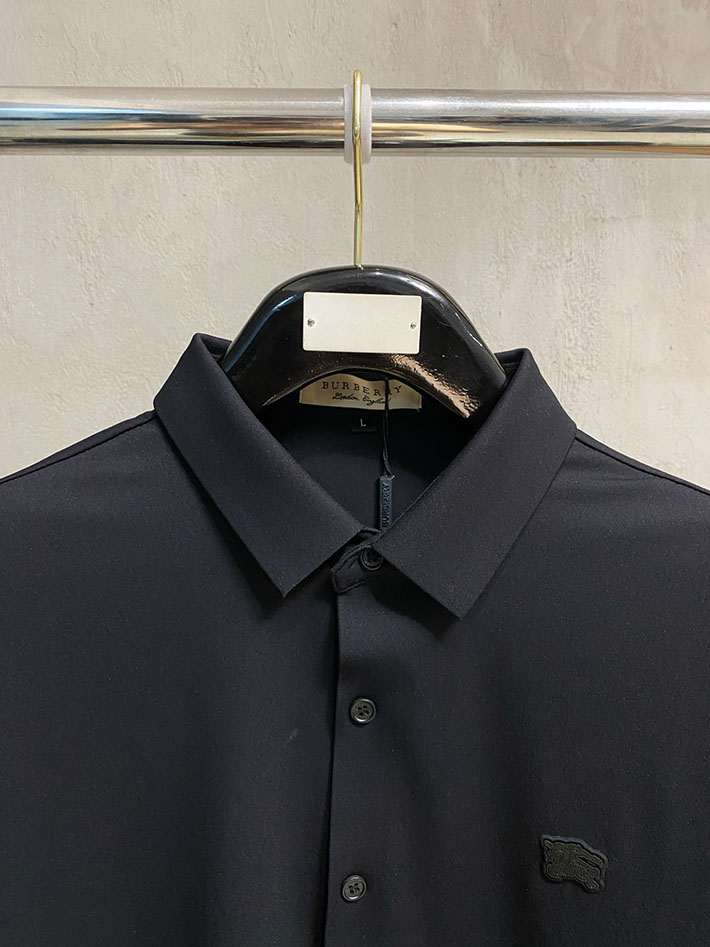 最高級バーバリースーパーコピー BURBERRY コットン フォーマルシャツ 長袖 ブラック 2524809 バーバリー ワイシャツ ビジネス - 画像 (9)