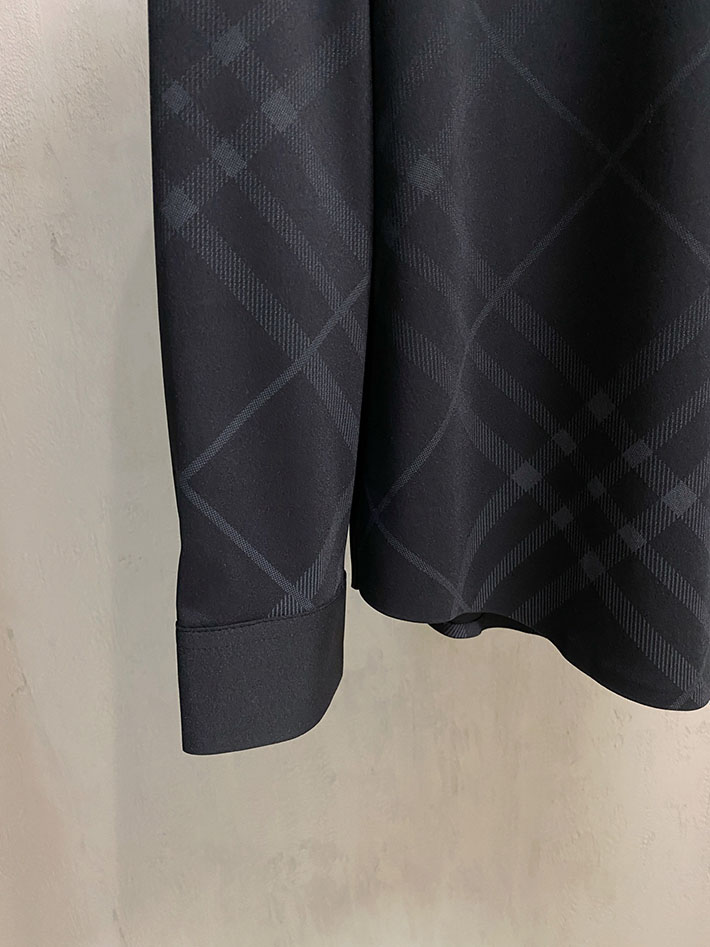 最高級バーバリースーパーコピー BURBERRY コットン フォーマルシャツ 長袖 ブラック 2524809 バーバリー ワイシャツ ビジネス - 画像 (4)