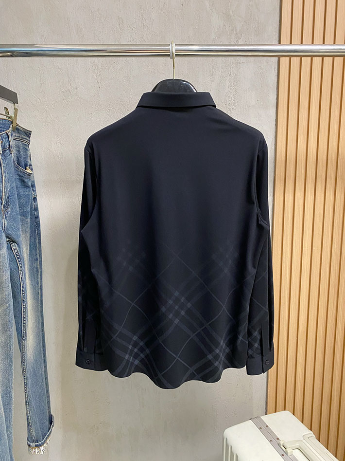 最高級バーバリースーパーコピー BURBERRY コットン フォーマルシャツ 長袖 ブラック 2524809 バーバリー ワイシャツ ビジネス - 画像 (3)