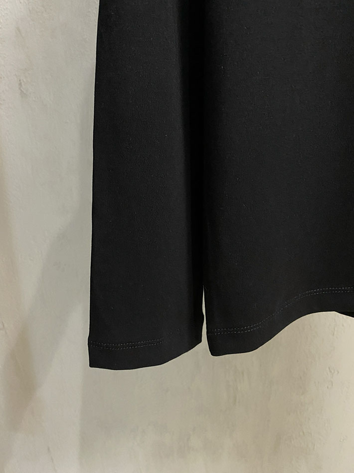 最高級ロロ・ピアーナスーパーコピー LoroPiana メンズ Tシャツ 長袖 クルーネック ブラック 2524824 ロロピアーナ アウトレット 店舗 - 画像 (6)