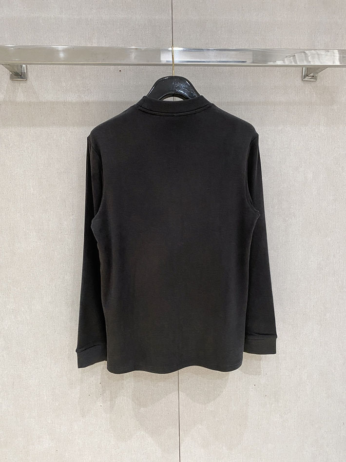 最高級プラダスーパーコピー PRADA トライアングルロゴ 長袖シャツ トップス ロンシャン ブラック 2524826 プラダ t シャツ キッズ - 画像 (3)