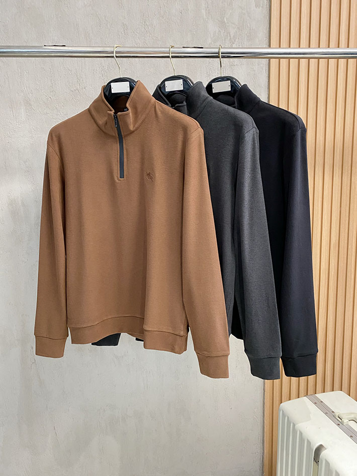 最高級バーバリースーパーコピー BURBERRY ロゴ コットンスウェット コットン メンズ アパレル ブラック 2524827 バーバリー スウェット メンズ - 画像 (2)