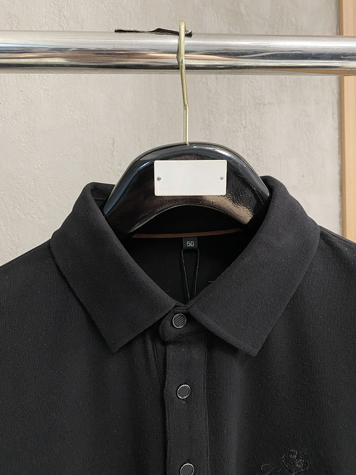 最高級ロロ・ピアーナスーパーコピー LoroPiana 25SS オプティカルホワイトポロシャツ ブラック 2524831 ロロピアーナ アウトレット 店舗 - 画像 (8)