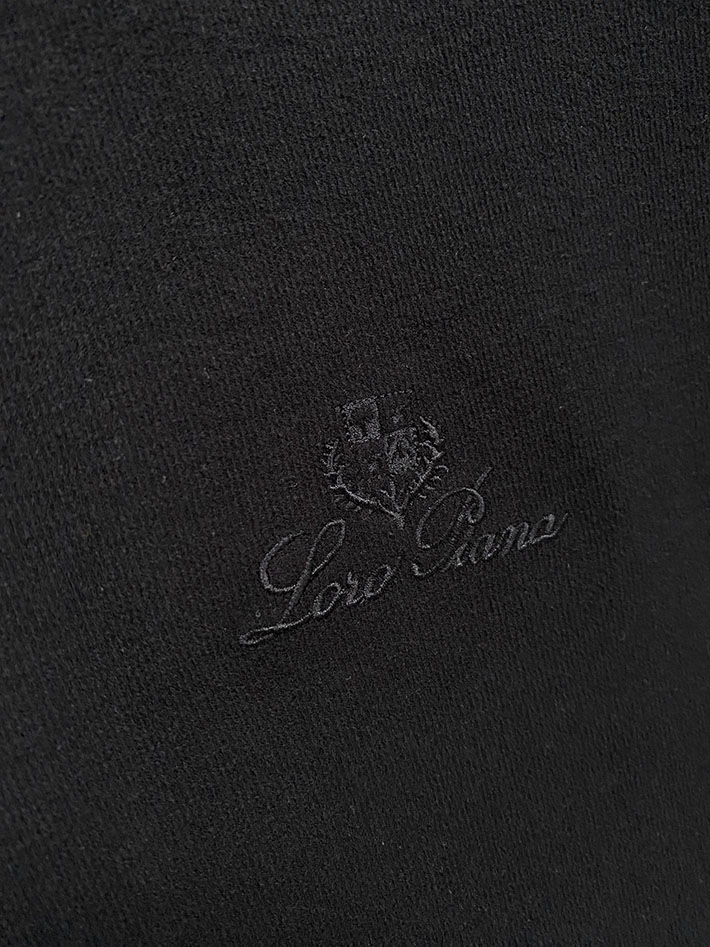 最高級ロロ・ピアーナスーパーコピー LoroPiana 25SS オプティカルホワイトポロシャツ ブラック 2524831 ロロピアーナ アウトレット 店舗 - 画像 (6)