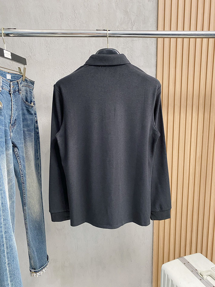 最高級ロロ・ピアーナスーパーコピー LoroPiana 25SS オプティカルホワイトポロシャツ グレー 2524832 ロロピアーナ アウトレット 店舗 - 画像 (3)