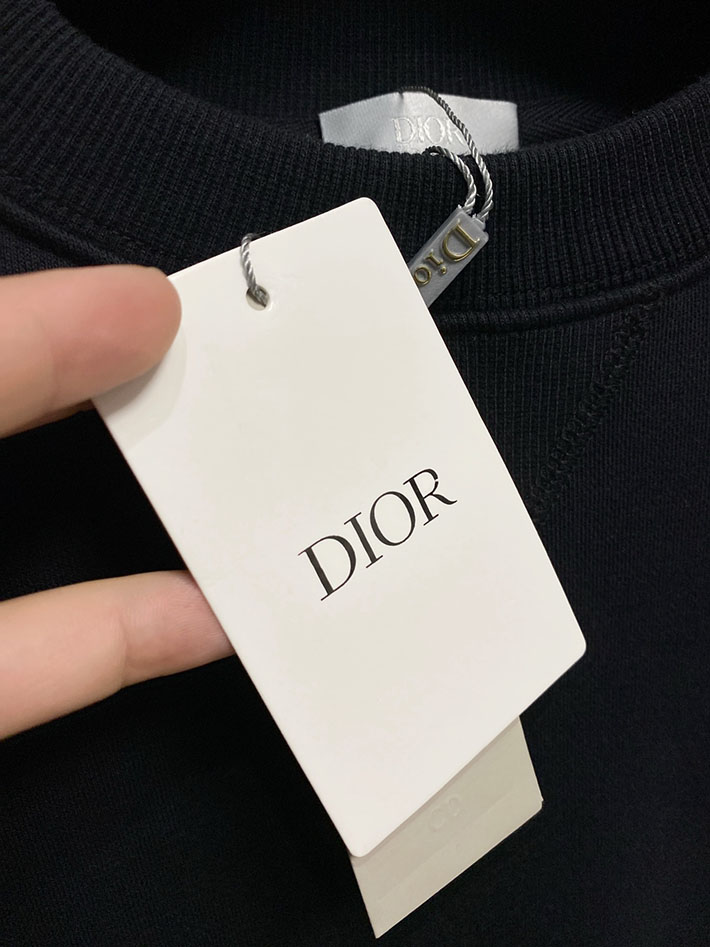 最高級ディオールスーパーコピー Dior CDアイコン クルーネック スウェット アパレル 長袖 トレーナー ブラック 2524840 ディオール トレーナー レディース - 画像 (6)