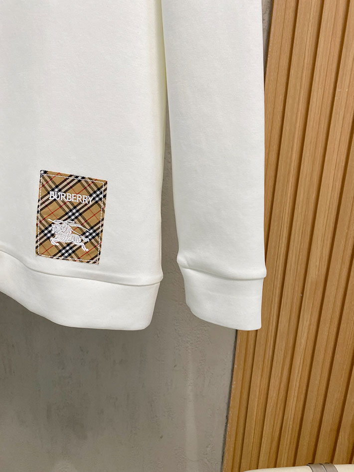 最高級バーバリースーパーコピー BURBERRY ロゴプリント 長袖スウェットトレーナー アイボリー ホワイト 2524858 バーバリー トレーナー アウトレット - 画像 (5)