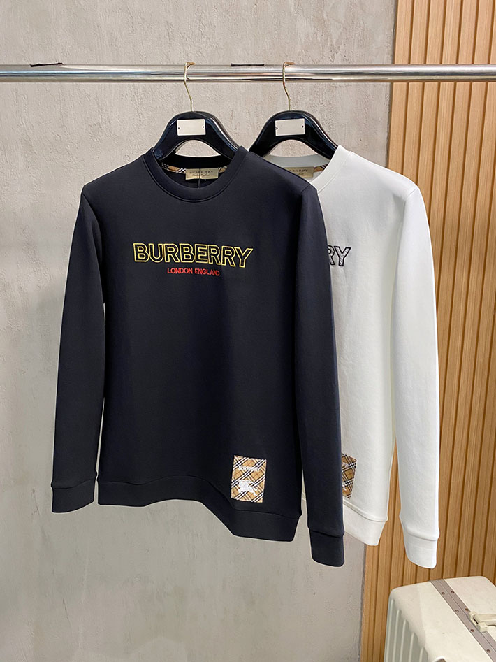 最高級バーバリースーパーコピー BURBERRY ロゴプリント 長袖スウェットトレーナー アイボリー ブラック 2524859 バーバリー トレーナー アウトレット - 画像 (2)