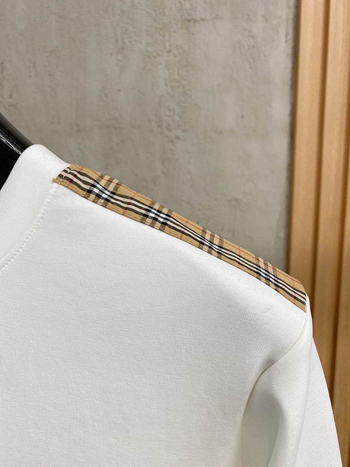 最高級バーバリースーパーコピー BURBERRY ロゴ スウェット ロングスリーブ コットン ホワイト 2524864 バーバリー トレーナー アウトレット - 画像 (8)