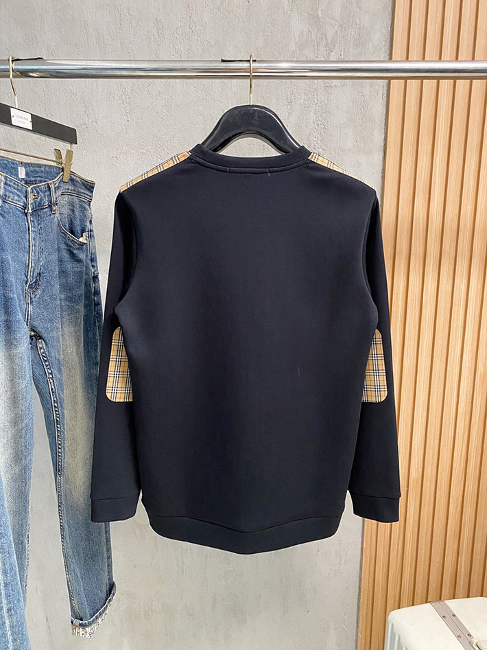 最高級バーバリースーパーコピー BURBERRY ロゴ スウェット ロングスリーブ コットン ブラック 2524865 バーバリー トレーナー アウトレット - 画像 (3)