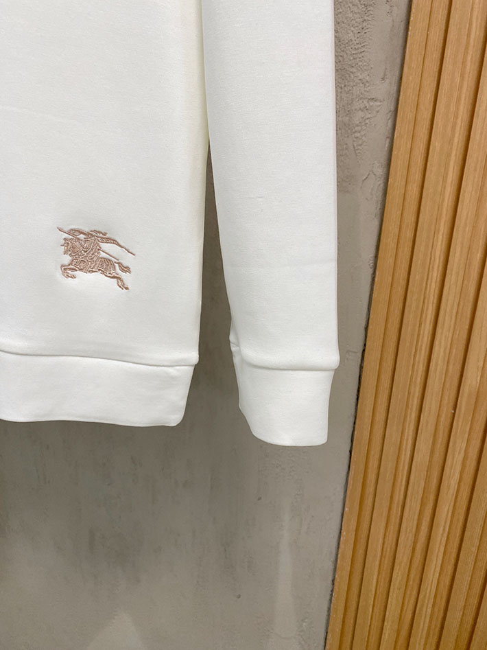 最高級バーバリースーパーコピー BURBERRY ロゴ スウェット ロングスリーブ コットン ホワイト 2524866 バーバリー トレーナー メンズ - 画像 (5)