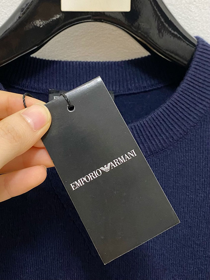 最高級アルマーニスーパーコピー ARMANI ストレッチ ピケ テリー スウェットトレーナー ラウンジウェア ネイビー 2524885 アルマーニトレーナー - 画像 (6)