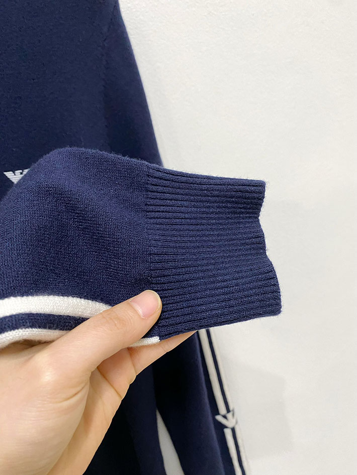 最高級アルマーニスーパーコピー ARMANI ストレッチ ピケ テリー スウェットトレーナー ラウンジウェア ネイビー 2524885 アルマーニトレーナー - 画像 (4)