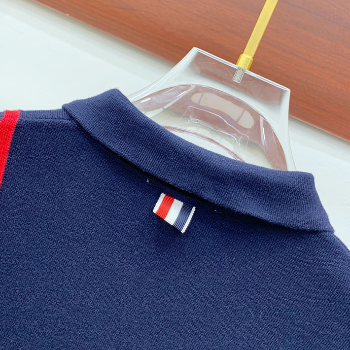 最高級トムブラウンスーパーコピー Thom Browne メンズ ポロシャツ ブルー 2524895 トムブラウン ポロシャツ メンズ - 画像 (3)