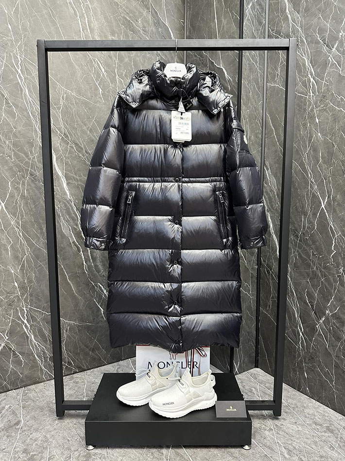 最高級モンクレールスーパーコピー ダウンジャケット Hanoverian Long Down Jacket ブラック 2524896 レディース モンクレール ダウン - 画像 (9)