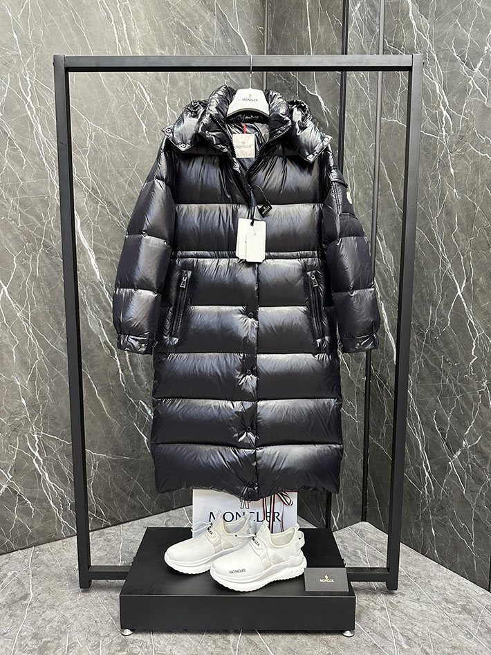 最高級モンクレールスーパーコピー ダウンジャケット Hanoverian Long Down Jacket ブラック 2524896 レディース モンクレール ダウン - 画像 (8)
