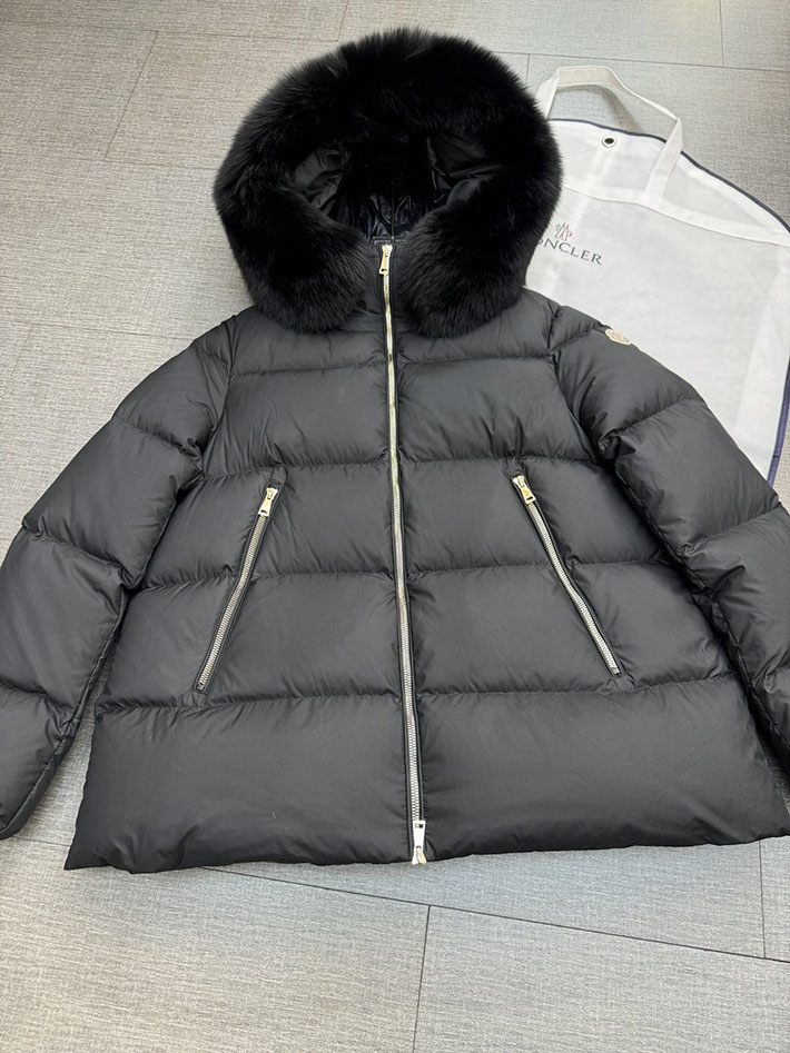 最高級モンクレールスーパーコピー ダウンジャケット LAICHEFUR ライチファー 1A00174 54AQE レディース ファー フード付き - 画像 (6)