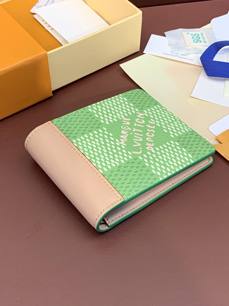 ルイヴィトン アウトレット 店舗 LOUIS VUITTON ポルトフォイユ・スレンダー ダミエ・ゴルフ N40636 ミニ財布 - 画像 (6)