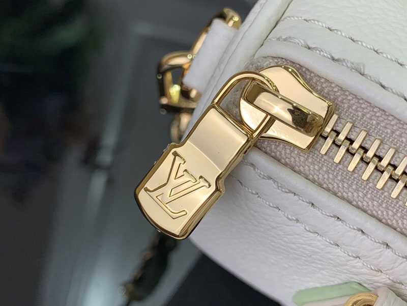 ルイヴィトン アウトレット 店舗 LOUIS VUITTON バイカラー モノグラム アンプラント ナノ スピーディ M24169 ラテホワイト×抹茶 - 画像 (6)