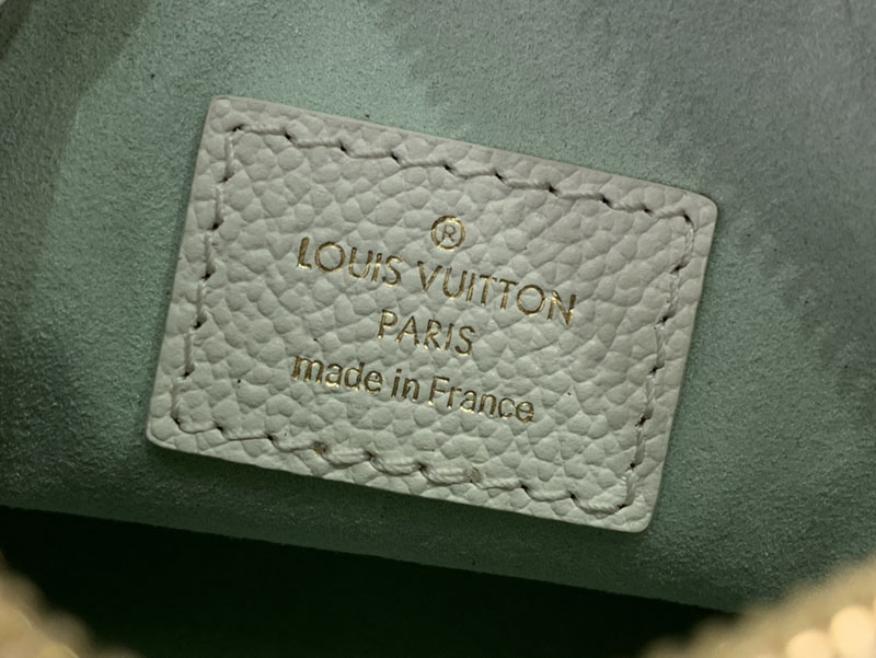 ルイヴィトン アウトレット 店舗 LOUIS VUITTON バイカラー モノグラム アンプラント ナノ スピーディ M24169 ラテホワイト×抹茶 - 画像 (2)