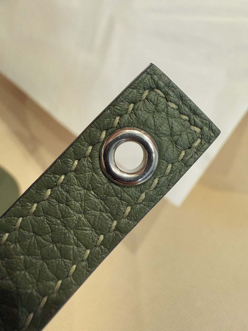 レディース エルメス バッグ HERMES ピコタンロック 18 PM ヴェールオリーブ トリヨンクレマンス シルバー金具 2526016 ピコタン 18 定価 - 画像 (7)