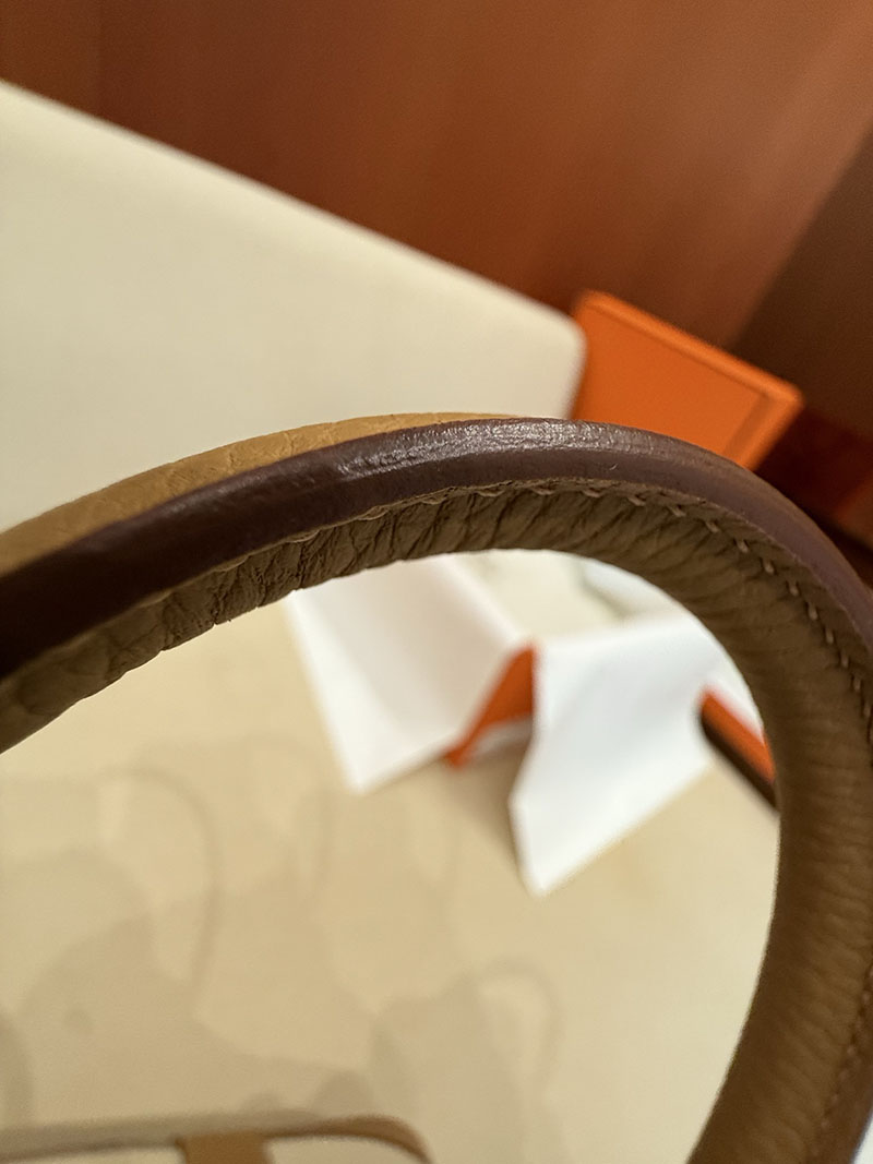 レディース エルメス バッグ HERMES ガーデンパーティ 30 TPM ビスキュイ/ベト ネゴンダ/トワル シルバー金具 2526020 ガーデンパーティ 定価 - 画像 (6)