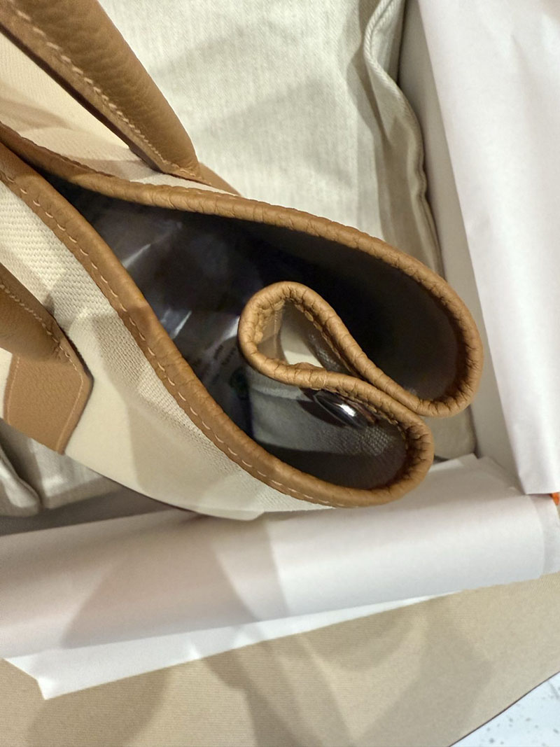 レディース エルメス バッグ HERMES ガーデンパーティ 30 TPM ビスキュイ/ベト ネゴンダ/トワル シルバー金具 2526020 ガーデンパーティ 定価 - 画像 (5)