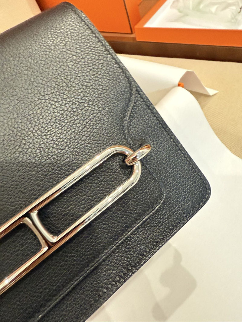レディース エルメス バッグ HERMES ロウリス(ルリ) ミニ 黒 ブラック エバーカラー シルバー金具 2526021 ルリミニ 定価 - 画像 (2)