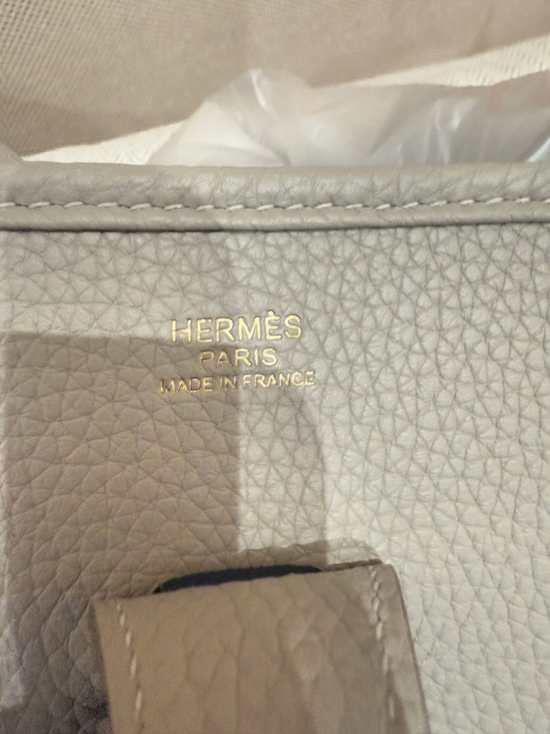 レディース エルメス バッグ HERMES エヴリン 29 PM ベトン トリヨンクレマンス ゴールド金具 2526027 エブリン 29 定価 - 画像 (3)
