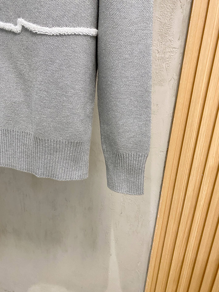 最高級バーバリースーパーコピー BURBERRY クルーネックセーター ニット グレー 2525065 バーバリー メンズ ニット - 画像 (4)