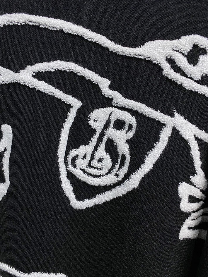 最高級バーバリースーパーコピー BURBERRY クルーネックセーター ニット ブラック 2525066 バーバリー メンズ ニット - 画像 (7)