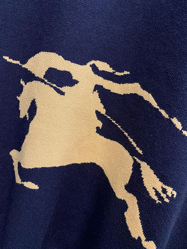 最高級バーバリースーパーコピー BURBERRY クルーネックセーター ニット ブラック 2525068 ルイヴィトン セーター メンズ - 画像 (7)