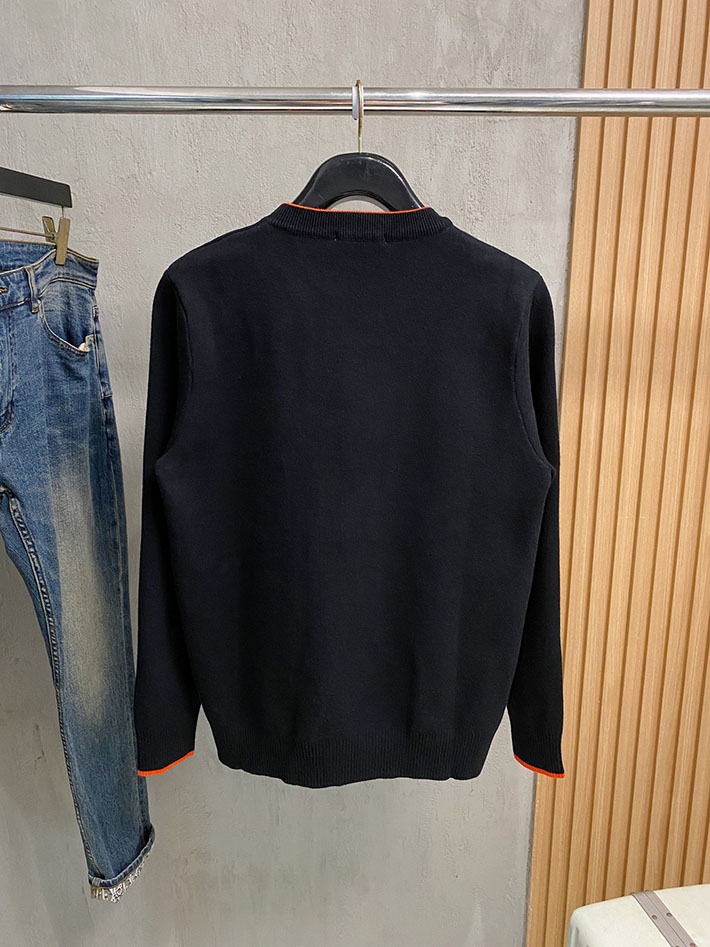 最高級エルメススーパーコピー服 HERMES ニット・セーター トップス ブラック 2525075 エルメス カシミヤセーター - 画像 (3)
