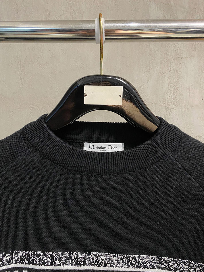 最高級ディオールスーパーコピー Dior リバーシブル ラウンドネックセーター ブラック 2525078 ディオール カシミヤセーター - 画像 (9)