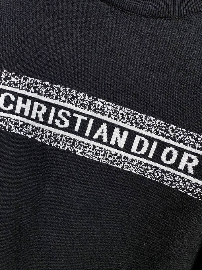 最高級ディオールスーパーコピー Dior リバーシブル ラウンドネックセーター ブラック 2525078 ディオール カシミヤセーター - 画像 (7)