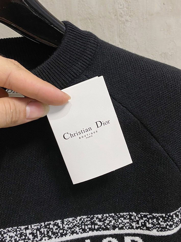 最高級ディオールスーパーコピー Dior リバーシブル ラウンドネックセーター ブラック 2525078 ディオール カシミヤセーター - 画像 (5)