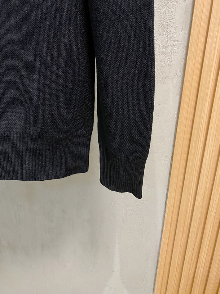 最高級ディオールスーパーコピー Dior リバーシブル ラウンドネックセーター ブラック 2525078 ディオール カシミヤセーター - 画像 (4)