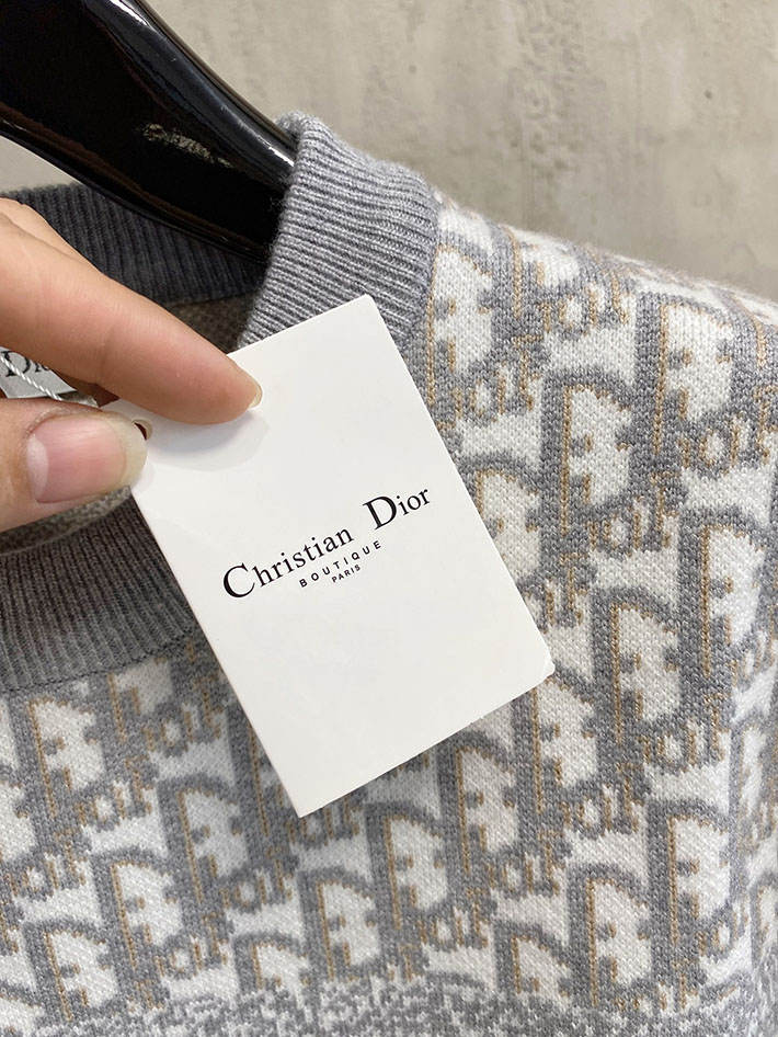 最高級ディオールスーパーコピー Dior リバーシブル ラウンドネックセーター グレー 2525079 クリスチャンディオール 洋服 - 画像 (5)