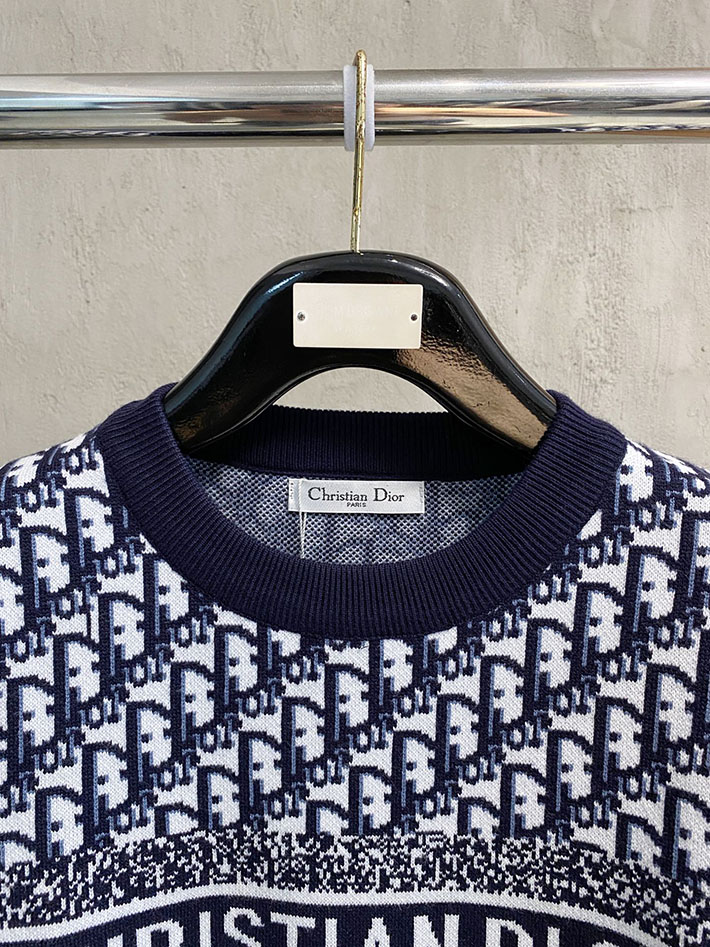 最高級ディオールスーパーコピー Dior リバーシブル ラウンドネックセーター ネイビー 2525080 クリスチャンディオール 洋服 - 画像 (9)