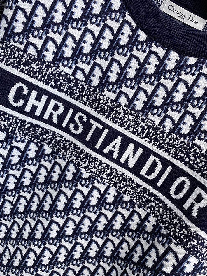 最高級ディオールスーパーコピー Dior リバーシブル ラウンドネックセーター ネイビー 2525080 クリスチャンディオール 洋服 - 画像 (7)